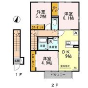 シャルムドミール B棟の間取り画像