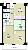 ライオンズプラザ相模大野弐番館の間取り画像