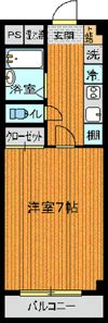 キャンパスメゾンの間取り画像