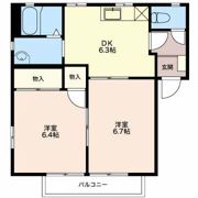エクセルハイツの間取り画像