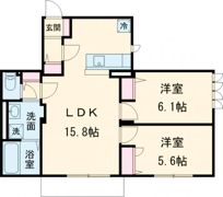 Demeure Crecia Ⅰの間取り画像