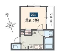 MELDIA原当麻の間取り画像