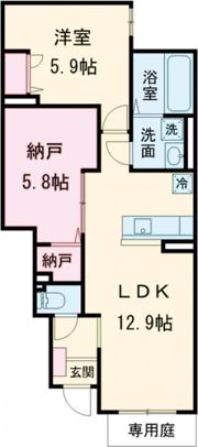 Demeure Crecia Ⅱの間取り画像