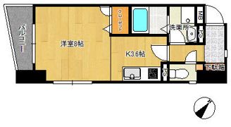 モンパルト万屋の間取り画像