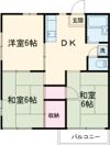 平尾コーポの間取り画像