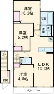 Demeure Crecia Ⅱの間取り画像
