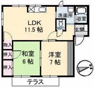 ドムス・ヒルズ F館の間取り画像