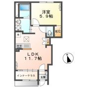 仮）壬生町Ⅱ期新築アパートの間取り画像