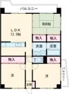 パインパレスの間取り画像