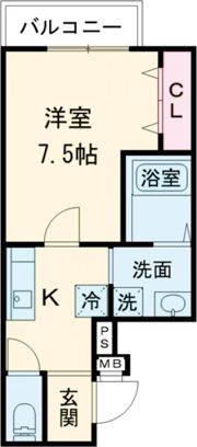 フジパレス初芝駅南イーストの間取り画像