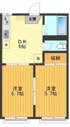 臼井ハイツの間取り画像