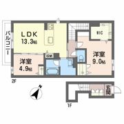 バトーエメロードCの間取り画像
