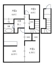 Maison Tsubaki（新築）の間取り画像