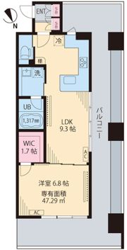 ビイルーム立川の間取り画像