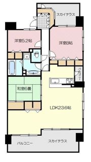 ロイヤルガーデン伏石第二の間取り画像