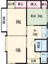 沖ノ内貸家27の間取り画像
