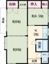沖ノ内貸家30の間取り画像