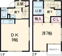 コーポ沖ノ内Aの間取り画像