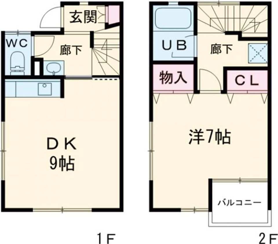 コーポ沖ノ内B_間取り_0
