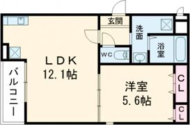 フジパレス畷 南野ベータの間取り画像
