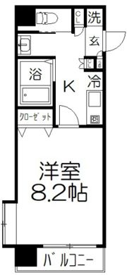 コンフォートマンション仲町第二の間取り画像