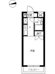 スカイコート蒲田4の間取り画像