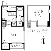 ハーモニーテラス楓の間取り画像