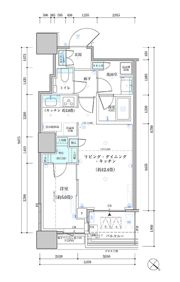 パークタワー勝どき サウス棟の間取り画像