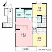 シャーメゾン則松 C棟の間取り画像