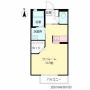 シャーメゾンベシーノ佐大 D棟の間取り画像