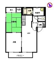 シャーメゾン城元 A棟の間取り画像
