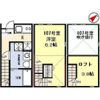 クローシェ泉中央の間取り画像