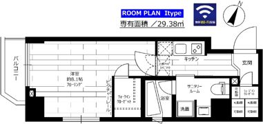 グランドコンシェルジュ大森本町Ⅱアジールコートの間取り画像