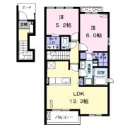 フラン Ⅱの間取り画像