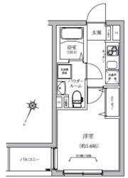 ラフィスタ亀有Ⅱの間取り画像