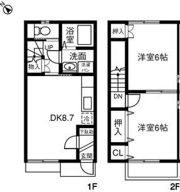 フローラル三橋の間取り画像