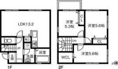 Land court 重原駅Bの間取り画像