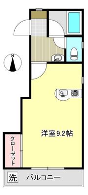 サンシティ新開Ⅱの間取り画像