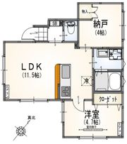 フローラ希望ヶ丘の間取り画像