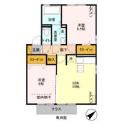 ベルボナール Bの間取り画像