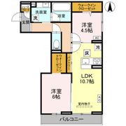 (仮称)草加氷川町PJⅣ Bの間取り画像