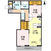 (仮称)草加氷川町PJⅣ Bの間取り画像