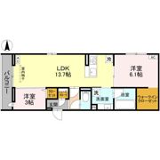 (仮称)草加氷川町PJⅣ Bの間取り画像