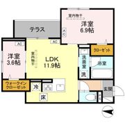 フリシュ深見の間取り画像