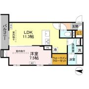 フリシュ深見の間取り画像