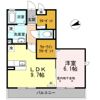 ミルフルール Ⅰの間取り画像