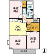 グランドスクエア Bの間取り画像