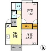 メゾンしばたの間取り画像
