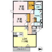 ファミール B棟の間取り画像
