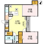 フルールの間取り画像